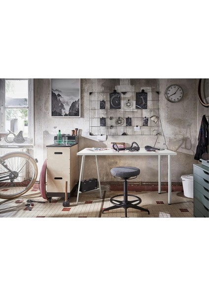 Lagkapten / Tıllslag Çalışma Masası Beyaz 140 x 60 cm