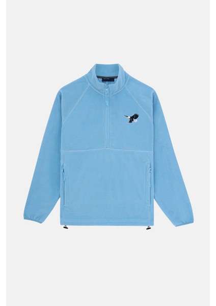 Kartal Half-Zip Polar - Mavi