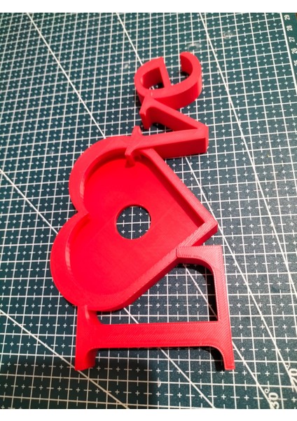 ❤️ Love Yazılı Kırmızı Fotoğraf Çerçevesi fiyatları