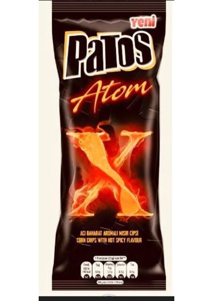 Atom Acılı Cips 33 gr 5 Adet