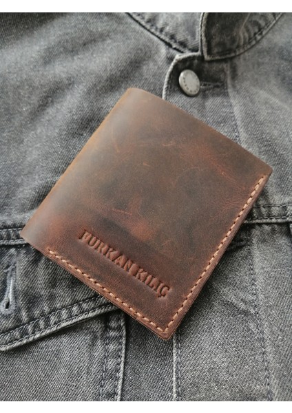 Hakiki Deri Klasik Cüzdan El Yapımı Erkek Cüzdan MC23 indirimleri