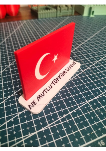 Türk Bayrağı Masa Üstü Dekoru