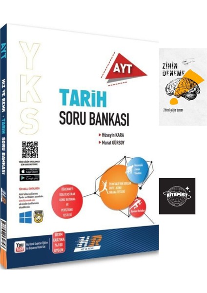 Hız ve Renk Ayt Tarih Soru BANKASI+ZİHİNDENEME-KD295