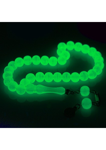 Kararmaz Metal Tuğra Püsküllü Küre Kesim Şeffaf Renk Kedigözü Tesbih modelleri