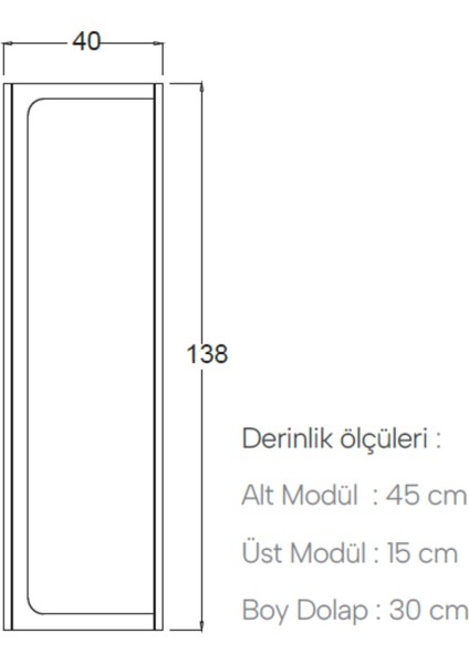 Hitit Boy Dolabı modelleri