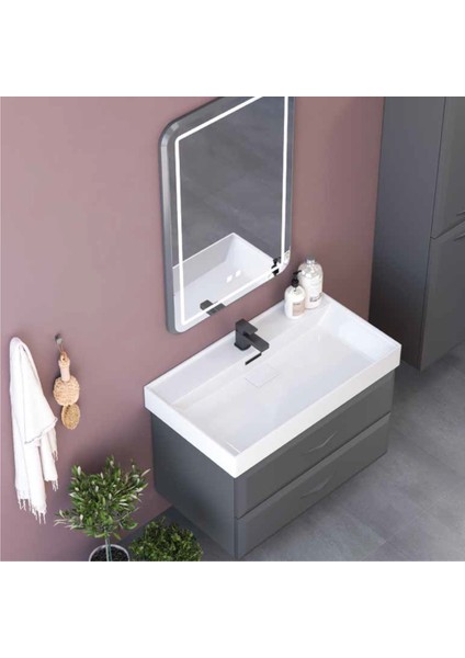 Truva Banyo Dolabı 80 cm (Boy Dolabı Dahil Değildir.)