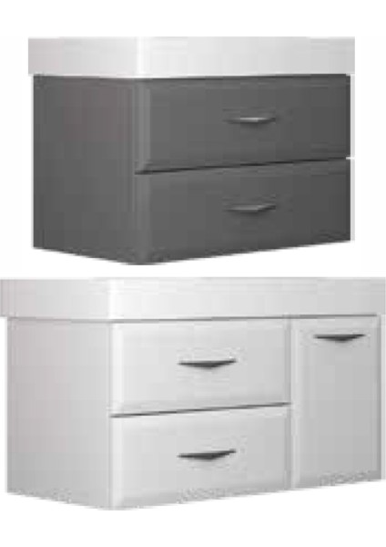 Truva Banyo Dolabı 80 cm (Boy Dolabı Dahil Değildir.) modelleri