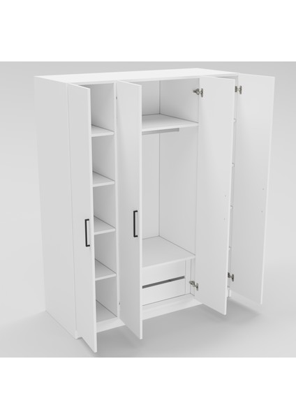 4 Kapaklı Elbise Dolabı 180X150X55CM 13102501 modelleri