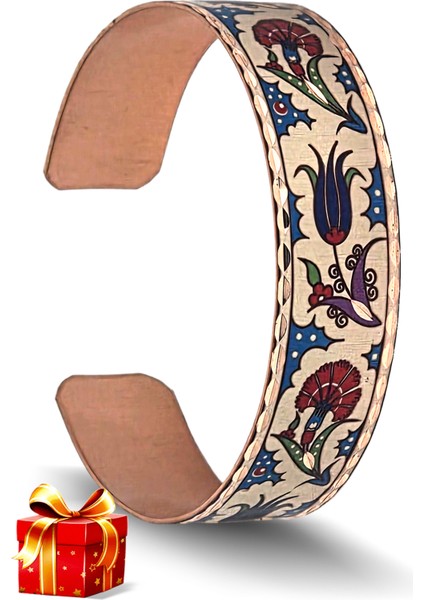 El Yapımı Ayarlanabilir Saf Bakır Bileklik, Bakır Bilezik BB-345