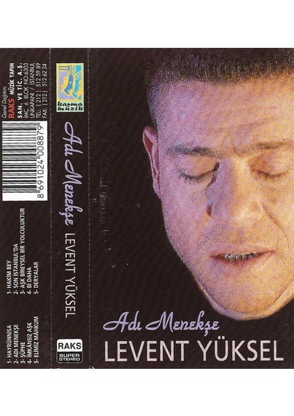 Levent Yüksel – Adı Menekşe Dikkat Kaset fiyatları