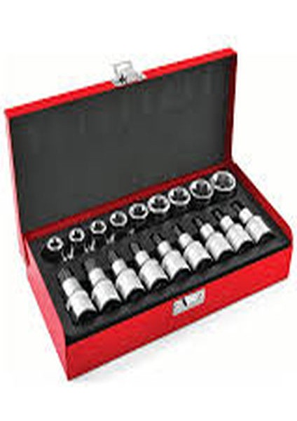 18 Parça 1/2 Iç-Dış Torx Lokma Set
