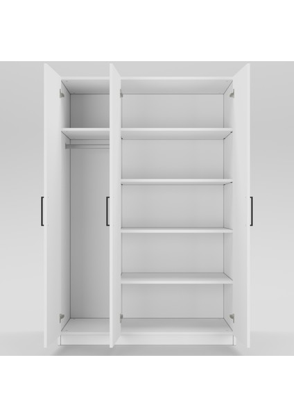 3 Kapaklı Elbise Dolabı 180X120X55CM 03102501 fiyatları