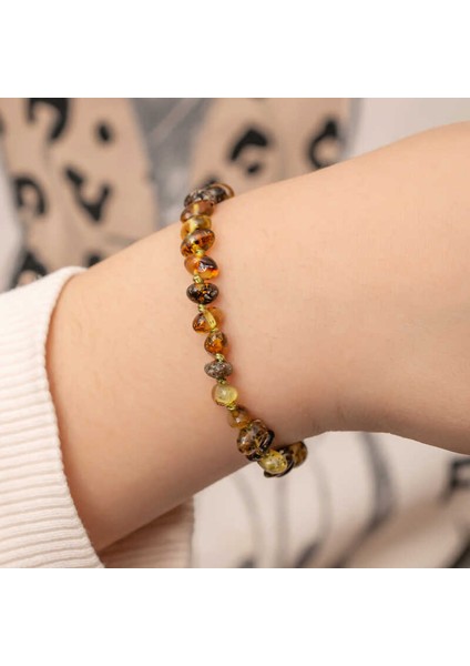 Bebek Damla Kehribar Bileklik modelleri