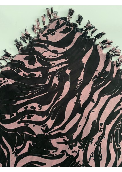 Dumanlı Desen Tülbent Yazma