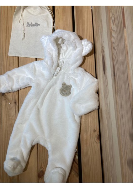 Anna Kalın Astarlı Wellsoft Unisex Tulum Ekru