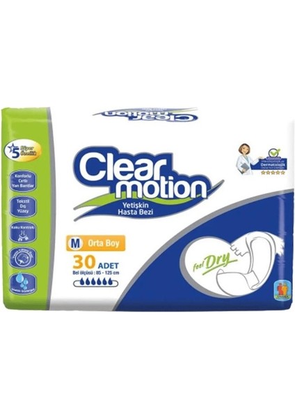 Yetişkin Hasta Bezi Bel Bantlı M - Orta - Medium 150 Adet (5pk*30) fiyatları