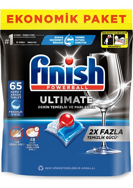 2 Adet Finish Quantum Ultimate 65'li fiyatları