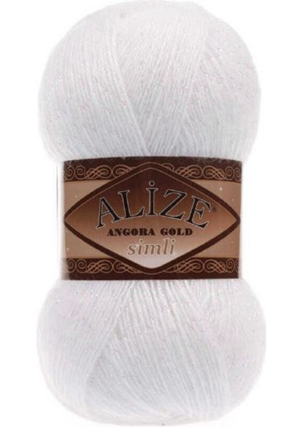 Angora Gold Simli Beyaz 1 Adet Color : 55 modelleri