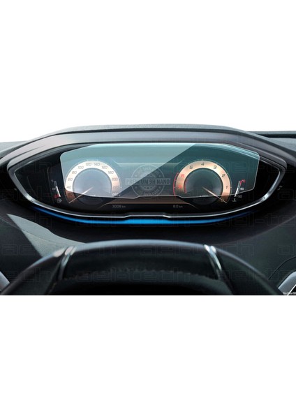 Peugeot 3008 Uyumlu Dijital Gösterge 9h Nano Ekran Koruyucu