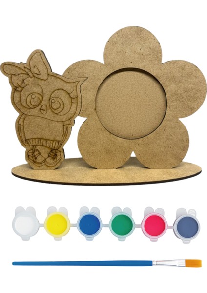 Toplu Baykuş Boyama Etkinlik Seti - Okul, Anaokulu, Kurslar Için El Sanatları ve Aktivite
