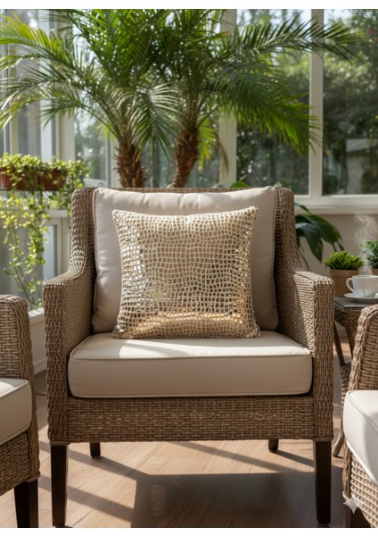 Işıltılı Mozaik Payetli Dekoratif Kırlent