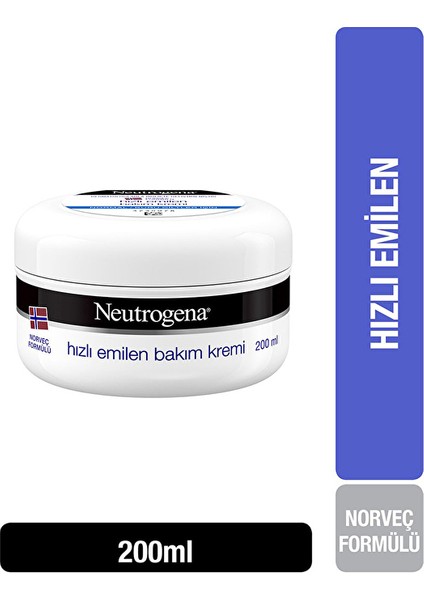 3 Adet Neutrogena Hızlı Emilen Krem 200 ml