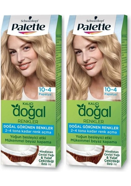 Kalıcı Doğal Renkler 10-4 Papatya x 2 Adet