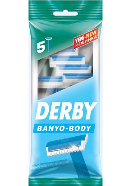 2 Adet Derby 5 Lı Poşet Banyo Tıraş Bıçağı fiyatları