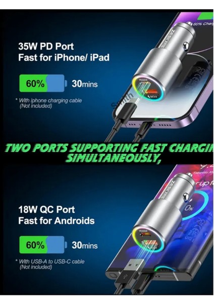 FC19 53W Araç Içi Şarj Aleti Çakmaklık modelleri