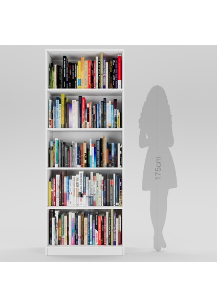 Kitaplık 209X80X45CM 06102502
