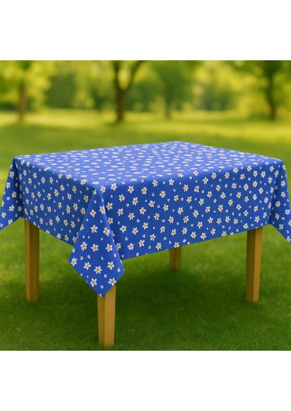 Masa Örtüsü & Piknik Örtsü -Raşel Kumaş 120 cm x 160 cm -Papatya Desenli