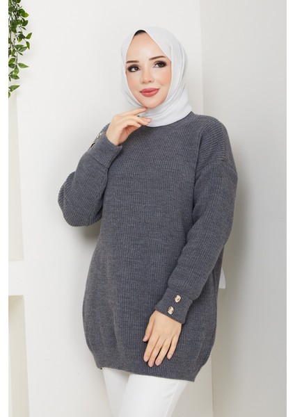 Kadın Kolu Taşlı Tunik -PMK487 indirimleri