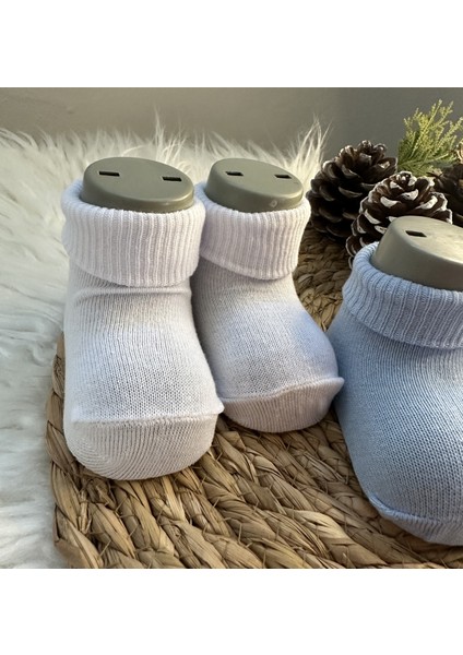 3'lü Paket Erkek Bebek Renkli Pamuklu Lastiksiz Dikişsiz Soket Çorap fırsatları