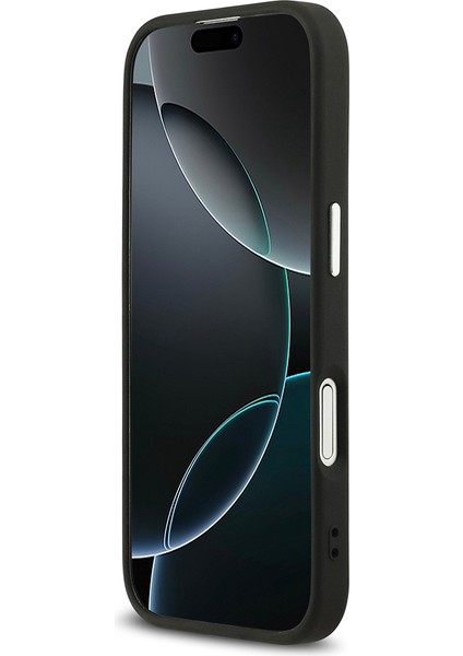 iPhone 17 Kılıf Guess Lisanslı Gümüş Kamera Çerçeveli 4g Desenli Büyük 4g ve Yazı Logolu Kapak Siyah indirimleri