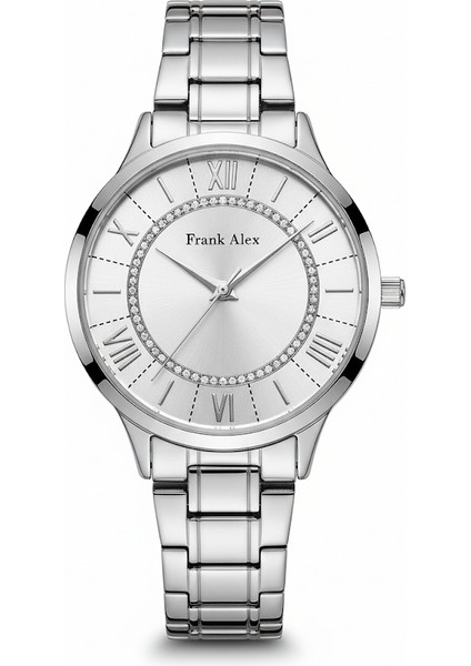 Kadın Kol Saati Gümüş Renk, Gümüş Kadran - Şık Metal Kordon, 2 Yıl Garantili