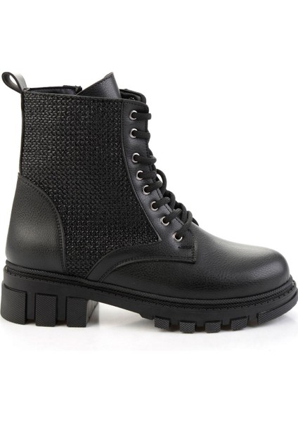 Siyah Kadın Bot & Bootie K02875110409