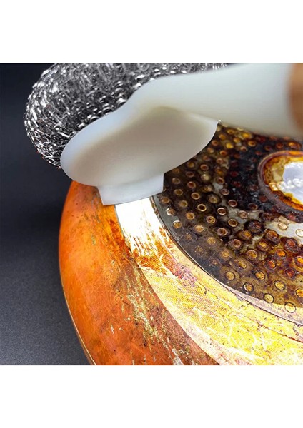 Bambu Saplı Paslanmaz Çelik Tel Fırça Tava ve Tencere Temizleyici modelleri