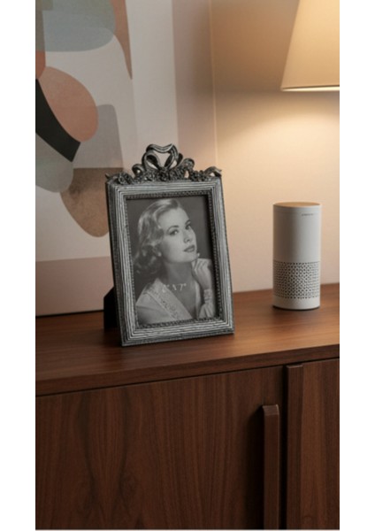 Gümüş Renkli Dekoratif Vintage Fotoğraf Çerçevesi modelleri