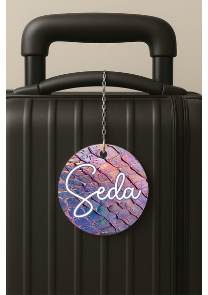 Kişiye Özel Isim Soyisim Kelime Yazılı Pleksi Bavul Etiketi Valiz Etiketi Isim 15