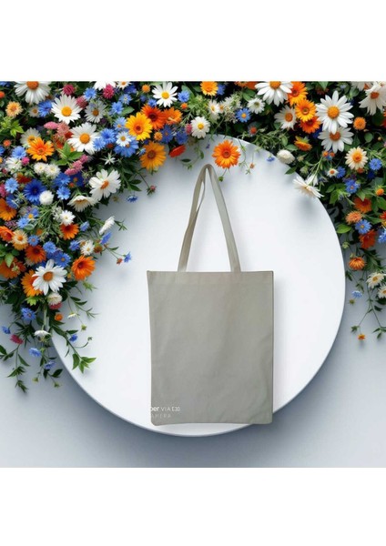 50X55 cm Uzun Saplı Pamuklu Kanvas Bez Çanta - Ekolojik ve Dayanıklı Alışveriş Çantası fiyatları