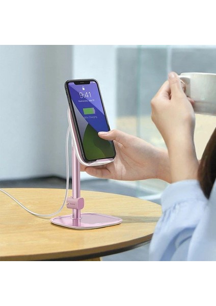 Baseus Literary 15W Kablosuz Şarj Masaüstü Telefon Tutucu Stand Wireless Şarj-(5 - M981K205-R59 fırsatları