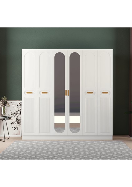 Pera 6 Kapaklı Eko Gardırop - Mdf Kapak fiyatları