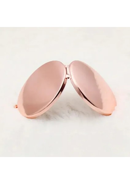 Promosyon Yuvarlak Cep Aynası Rose Renk modelleri