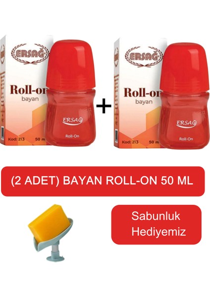 Bayan (2ADET) Roll On 50 ml - Sabunluk Hediyemiz 213- 10