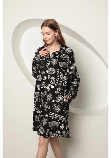 Desenli Gömlek Elbise fiyatları