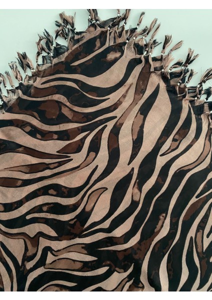 Dumanlı Desen Tülbent Yazma