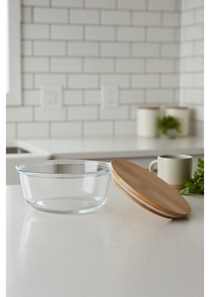 Selora Cam Bambu Vakum Kapaklı Saklama Kabı 620 ml fiyatları