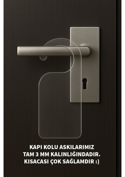 Baskılı Otel Oda Ev Daire Yatak Çocuk Odası Için Desenli Kapı Kolu Askısı Nas Suresi fiyatları