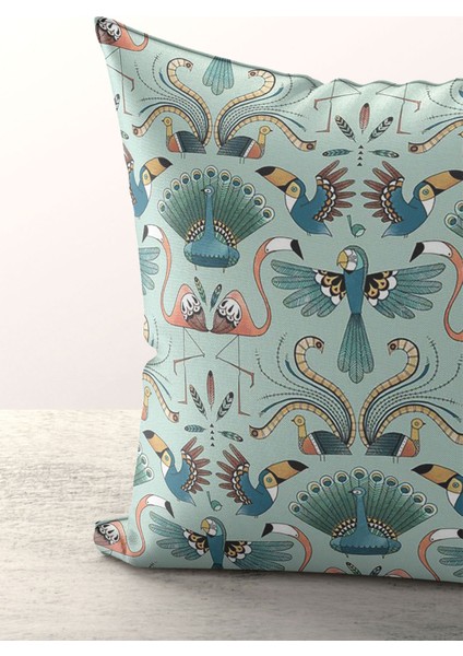 Micro Kumaş Dijital Baskı Fermuarlı 43*43 cm Kırlent Kılıfı fiyatları