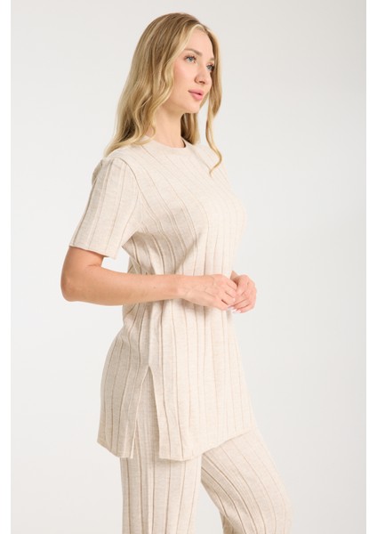 Çizgili Relax Fit Ikili Takım fırsatları